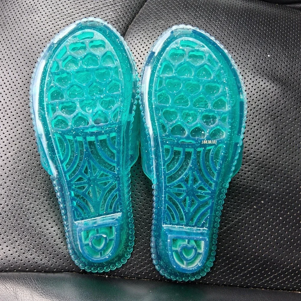 Disney Little Mermaid Princess Ariel Costume Dress Up Shoes Halloween Pumps - Picture 4 of 6